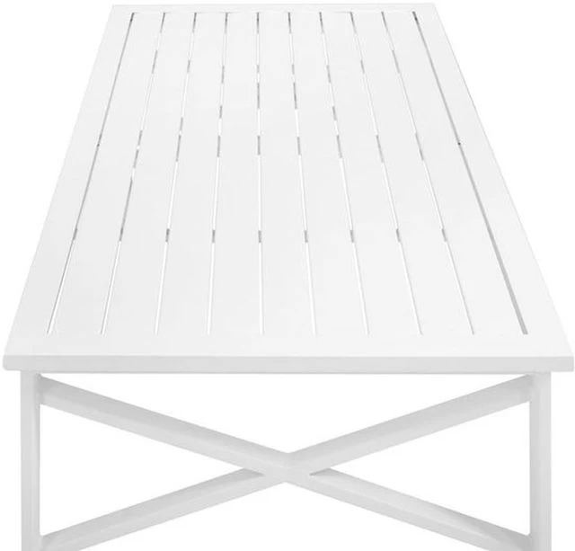 Crosley Furniture® Kaplan White Outdoor Coffee Table - Image 3