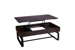 Rustique Lincoln Walnut Lift Top Coffee Table