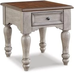 Signature Design By Ashley® Lodenbay Antique Gray/Brown End Table