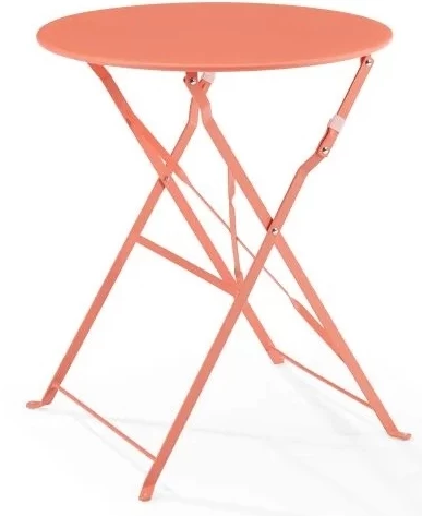 Crosley Furniture® Karlee 3-Piece Coral Indoor/Outdoor Metal Bistro Set - Image 5