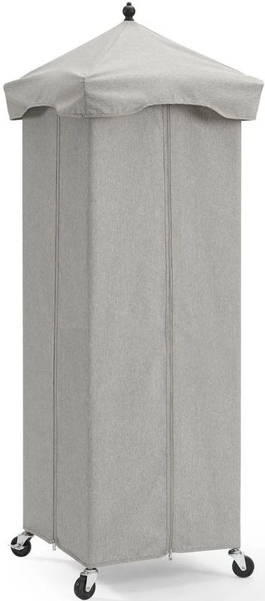Crosley FurnitureĀ® Grady Matte Black/Gray Outdoor Towel Valet - Image 4
