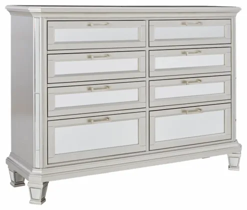 Signature Design By Ashley® Lindenfield Silver Dresser And Mirror - Image 3