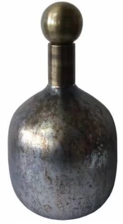 Crestview Collection Antique Bronze/Brass Large Ritz Covered Urn