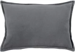 Surya Cotton Velvet Charcoal 13"x19" Pillow Shell