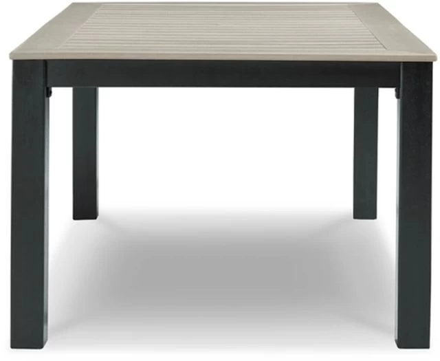 Signature Design By Ashley® Mount Valley Driftwood/Black Outdoor Dining Table - Image 3