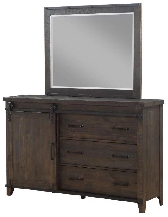 Holland House Furniture 3pc Montana Queen Panel Storage Bed Set P06913179 - Image 3