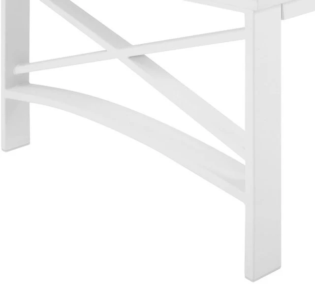Crosley Furniture® Kaplan White Outdoor Coffee Table - Image 4