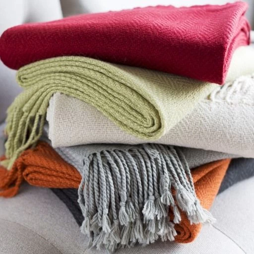 Surya Turner Khaki 50"x60" Throw Blanket - Image 3