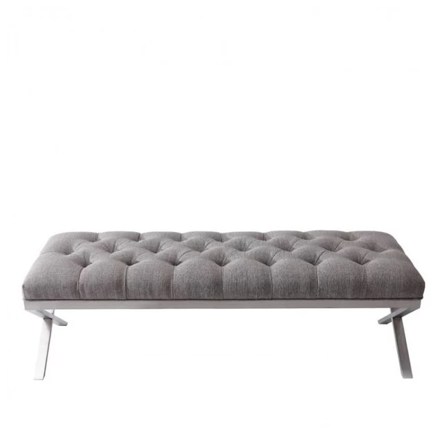 Armen Living Milo Gray Bench - Image 2