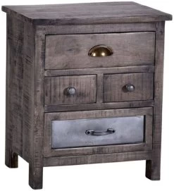 Progressive® Furniture Layover Gray Nightstand
