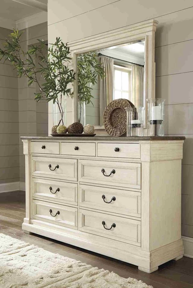 Signature Design By Ashley® Bolanburg Two-Tone Dresser And Mirror Set - Image 4