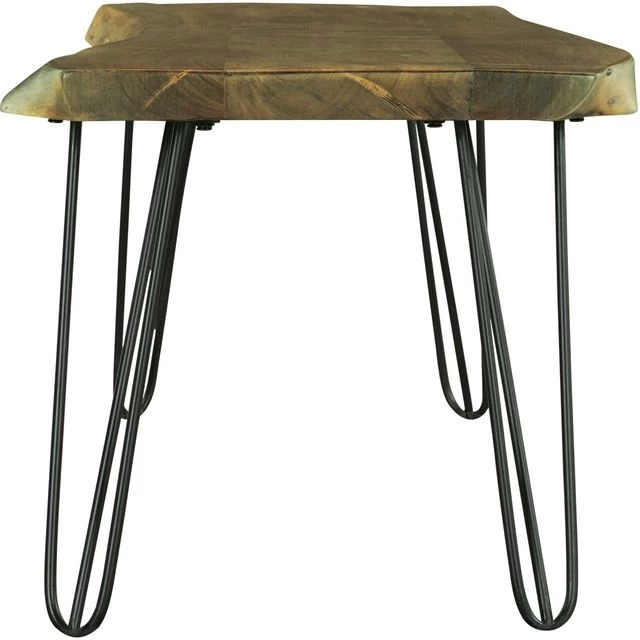 Signature Design By Ashley® Haileeten Brown/Black Accent Bench - Image 4