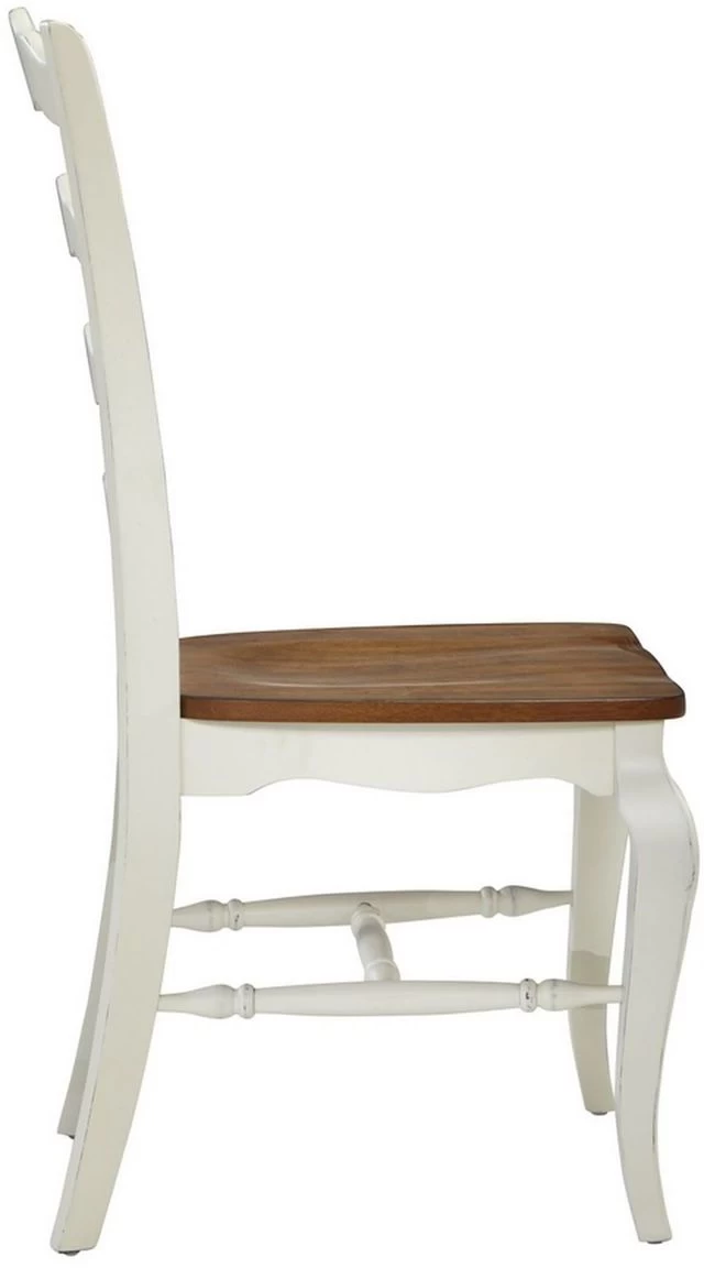 Homestyles® French Countryside 2-Piece Off-White Dining Chairs - Image 2