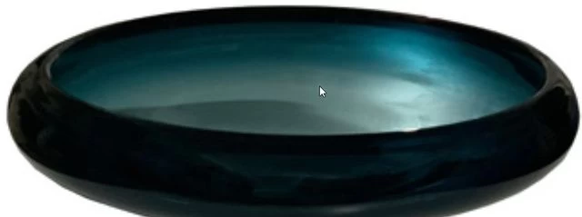 Signature Design By Ashley® Vallborough Teal Blue Bowl - Image 3