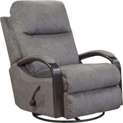 IAmerica Murray Graphite Swivel Glider Recliner