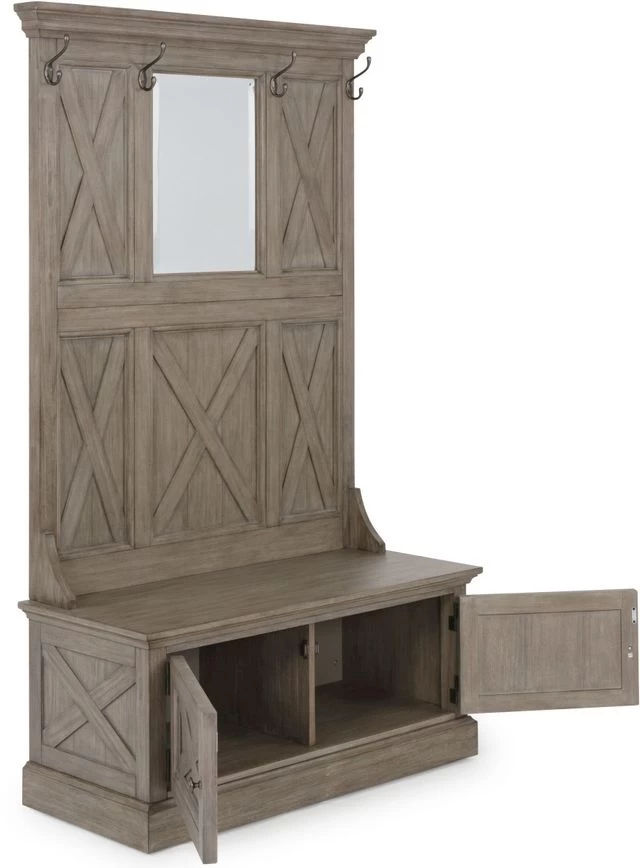 Homestyles® Mountain Lodge Gray Hall Tree - Image 4