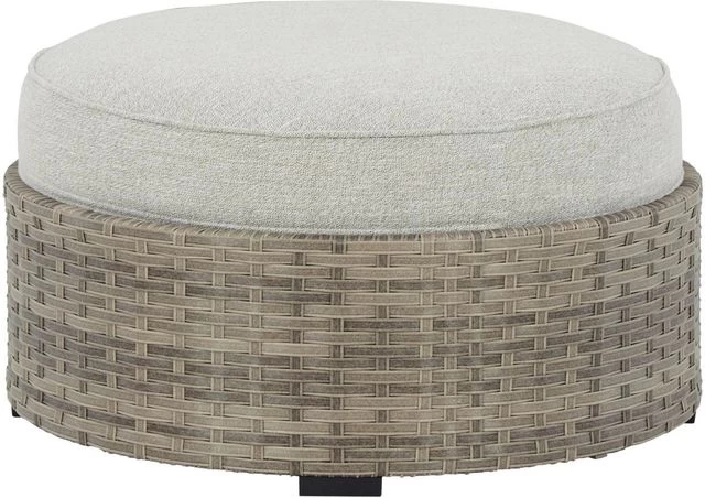 Signature Design By Ashley® Calworth Beige Outdoor Ottoman