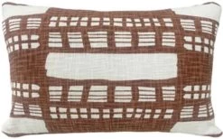 Signature Design By Ashley® Ackford 4-Piece White/Rust Throw Pillow Set