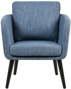 Olliix By INK+IVY Jake Blue Accent Chair