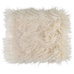 Surya Kharaa Cream 50"x60" Throw Blanket