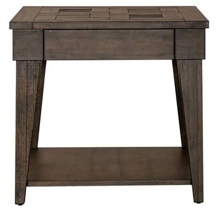 Liberty Arrowcreek Weathered Stone End Table - Image 2
