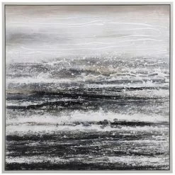 Signature Design By Ashley® Yeschester White/Gray/Navy Wall Art