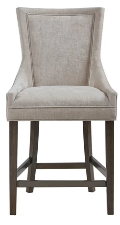 Olliix By Madison Park Signature Ultra 25.5" Cream Upholstered Counter Stool