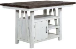 Liberty Farmhouse Two Tone White Gathering Table