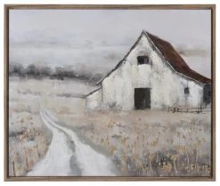 Crestview Collection Country Road Hand Finished Wall Art