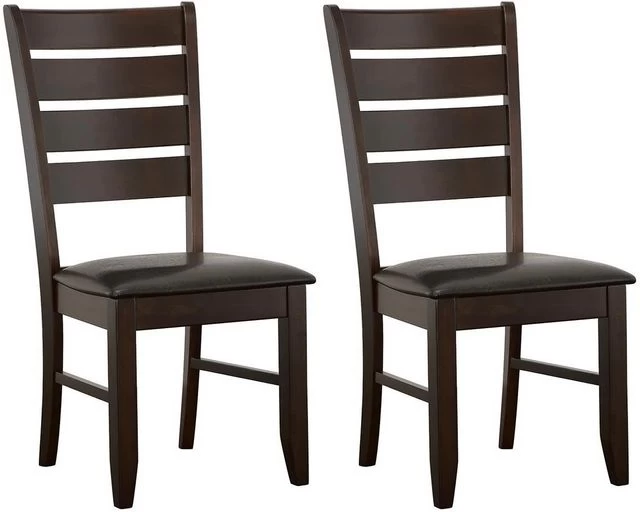 Coaster® Dalila 2-Piece Cappuccino Side Chairs