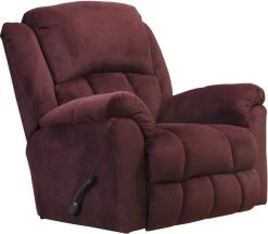 IAmerica Booker Cinnabar Rocker Recliner With Deluxe Heat & Massage