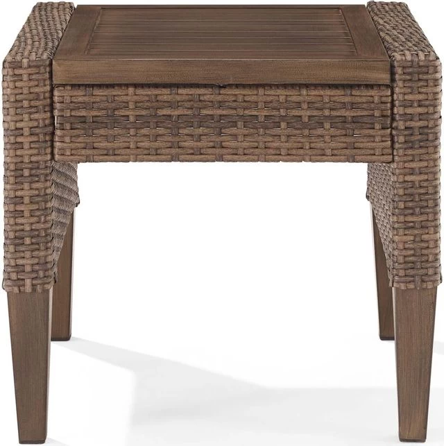 Crosley Furniture® Capella Brown Outdoor Side Table - Image 2