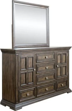 Liberty Big Valley Brownstone Dresser And Mirror