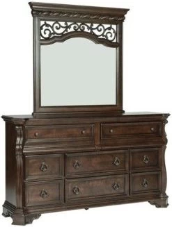 Liberty Arbor Place Brownstone Dresser And Mirror