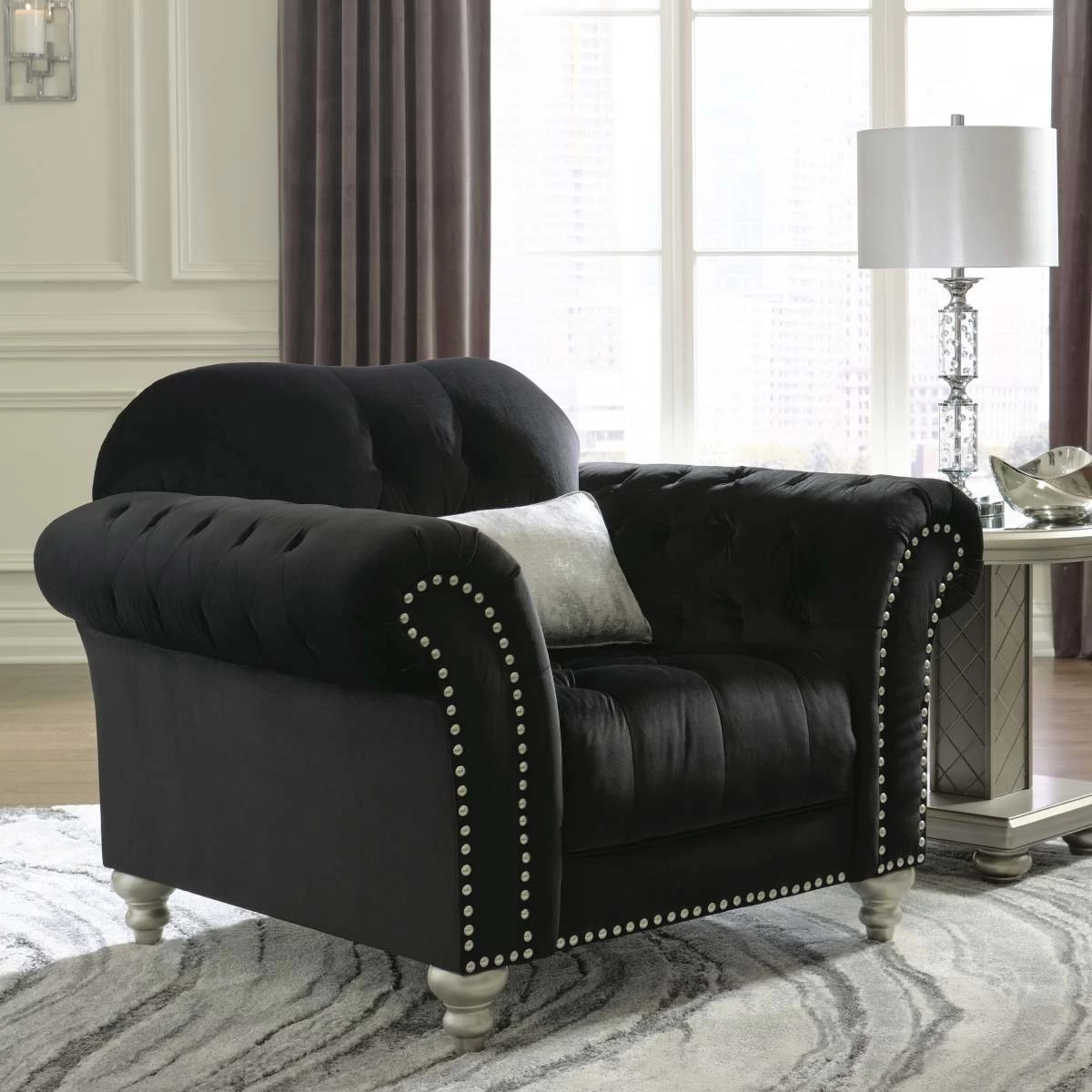 Signature Design By Ashley® Harriotte Black Chair - Image 5