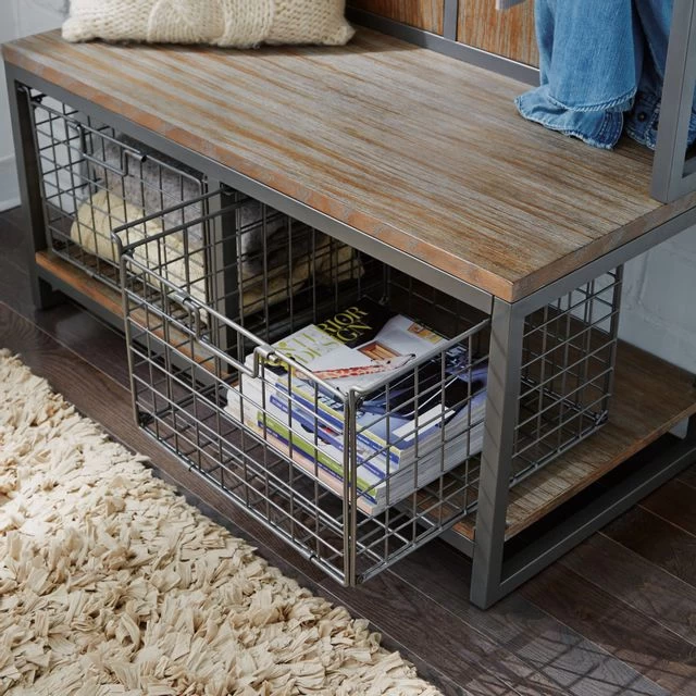 Homestyles® Barnside Gray Hall Tree - Image 4