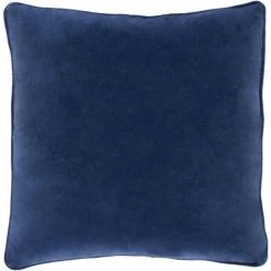 Surya Safflower Navy 18"x18" Pillow Shell
