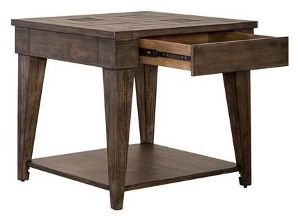Liberty Arrowcreek Weathered Stone End Table - Image 5