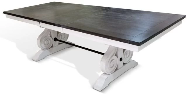 Sunny Designs Carriage House 6pc Trestle Table Dining Group P15926789 - Image 2