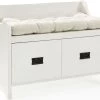 Crosley Furniture® Fremont Distressed White Entryway Bench