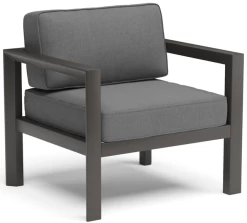 Homestyles® Grayton Gray Outdoor Lounge Chair