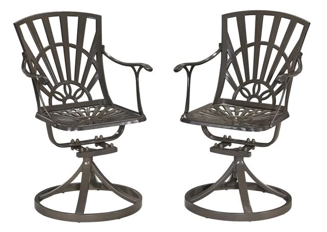 Homestyles® Grenada 5-Piece Khaki Gray Outdoor Dining Set - Image 4