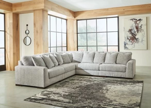 Signature Design By Ashley® Regent Park 5-Piece Pewter Modular Sectional P27195865 - Image 3