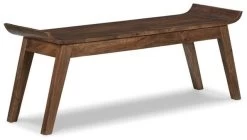 Signature Design By Ashley® Abbianna Medium Brown Accent Bench