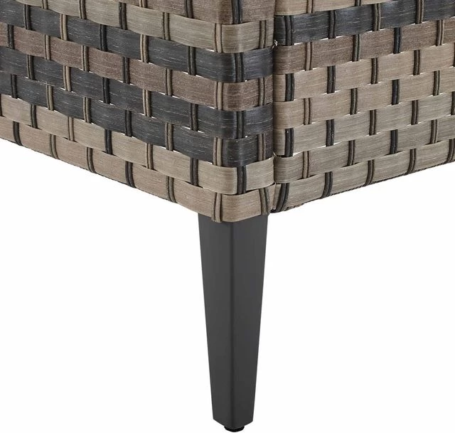 Crosley Furniture® Prescott Brown Outdoor Wicker Coffee Table - Image 3