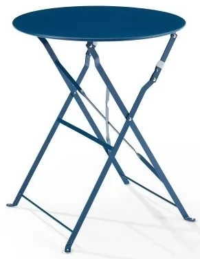 Crosley Furniture® Karlee 3-Piece Navy Indoor/Outdoor Metal Bistro Set - Image 5