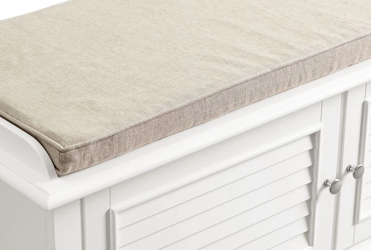 Crosley Furniture® Palmetto White Entryway Bench - Image 5