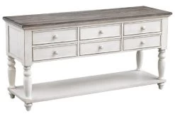 Coast2Coast Home⢠Bar Harbor II Cream/Gray Console Table