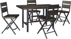 Signature Design By Ashley® Kavara 5 Piece Medium Brown Counter Table Set P01983109