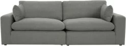 Benchcraft® Elyza 2-Piece Smoke Sectional